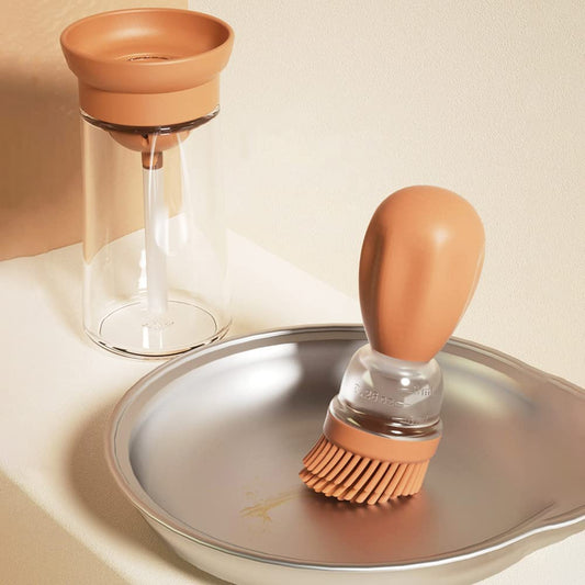Dispensador de aceite con brochita