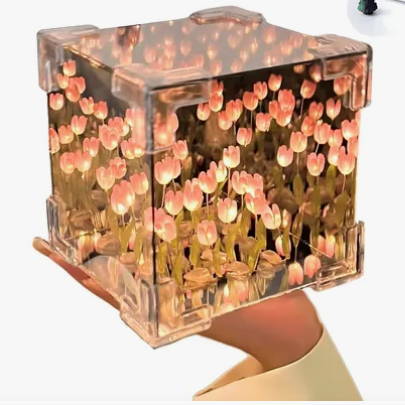 Cubo Tulipanes Infinitos